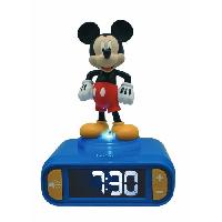 Multimedia Enfant Réveil digital avec veilleuse lumineuse Mickey en 3D et effets sonores