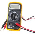 Electricite (multimetre - Detecteur De Terre - Test Prise) Multimetre digital avec pointes de test - KS Tools 150.1495- Numerique- tension. courant. resistance