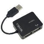 Multiprise USB 2.0 - 4 ports - 480Mbps - noir