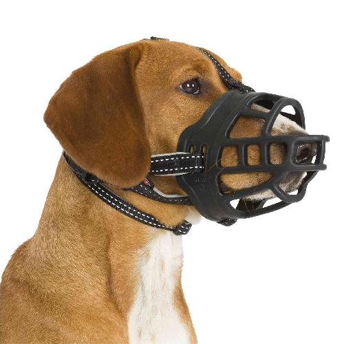 Museliere Museliere - TRIXIE - Muzzle Flex - Caoutchouc - Taille M/L - Noir