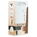 NA Gode Rotatif-Vibrant et poussant 7.5 Vanille