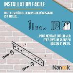 Fixation Tv - Support Tv - Support Mural Pour Tv NANOOK Support Mural inclinable pour téléviseurs de 32-55 Pouces- Solution de Montage pour des télés LCD et (O)LED - Noir