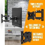 Fixation Tv - Support Tv - Support Mural Pour Tv NANOOK Support Mural orientable et inclinable pour téléviseurs 19-43 Pouces - Support Mural pour téléviseurs LCD. LED. QLED et OLED