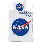 Parure De Couette NASA- HOUSSE DE COUETTE-PARURE DE LIT 140X200 CM+1 TAIE 63X63 CM.National Aeronautics and Space Administration