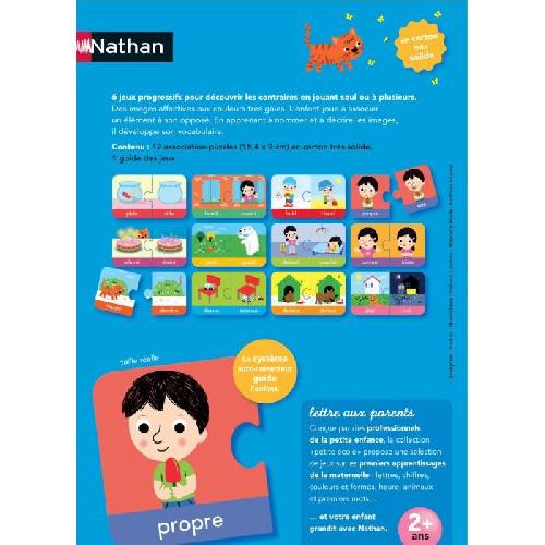 Jeu D'apprentissage NATHAN La Petite Ecole - Les Contraires