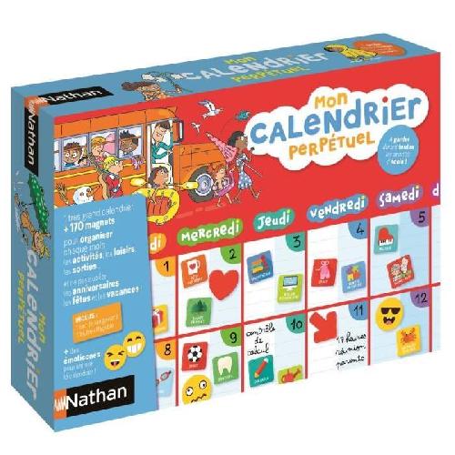 Jeu D'apprentissage NATHAN - Mon Calendrier Perpetuel Magnétique