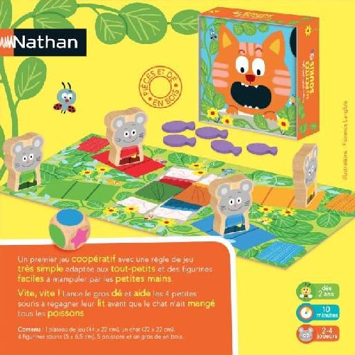 Jeu D'apprentissage NATHAN - Mon Premier Jeu les Petites Souris - Jeu de Société