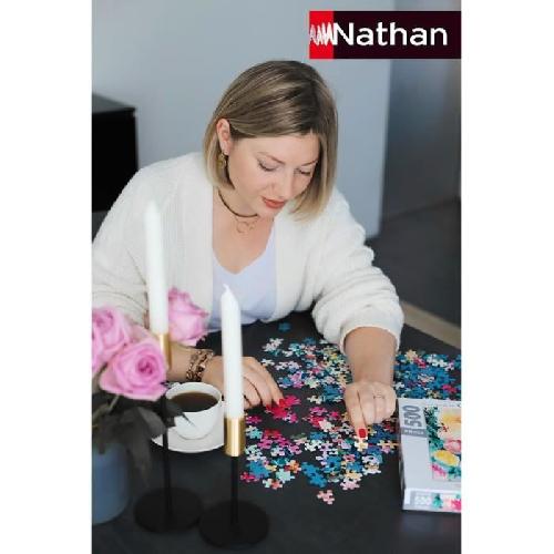 Puzzle Nathan-Puzzle 1500 pieces-Tarot et divination/Coralie Fau-Adultes et enfants des 14 ans-Puzzle de qualité supérieure-12000930