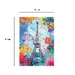 Puzzle Nathan-Puzzle 1500 pieces-Tour Eiffel multicolore/Lars Stewart-Adultes et enfants des 14 ans-Puzzle de qualité supérieure-12000950