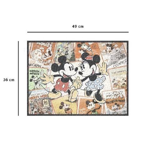 Puzzle Nathan-Puzzle 500 pieces-Souvenirs de Mickey/Disney-Adultes et enfants des 12 ans-Puzzle de qualité supérieure-12000969