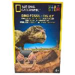 Experience Scientifique - Experience Physique-chimie National Geographic - Kit de fouille - fossiles de dinosaures - nouvelle version