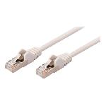 Cable - Adaptateur Reseau - Telephonie Nedis Cable reseau RJ-45 -M- pour RJ-45 -M- 15 m SF-UTP CAT 5e moule. rond gris