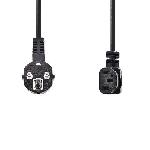 Cable - Connectique Pour Peripherique NEDIS Power Cable - Schuko Male Angled - IEC-320-C13 Angled - 1.8 m - Noir