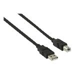 Cable - Connectique Pour Peripherique NEDIS USB 2.0 Cable - A Male - B Male - 2.0 m - Noir