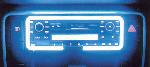 Neons Leds & lumieres Neon contour autoradio Bleu NA10BL 12V sur allume-cigare