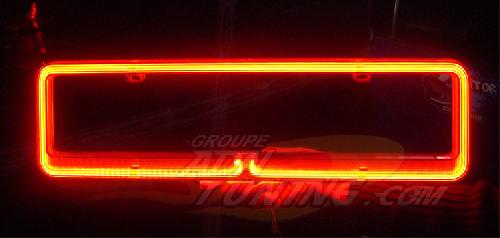 Neon contour plaque immatriculation - Rouge - NA15RD - 12V - 666-CaL - archives
