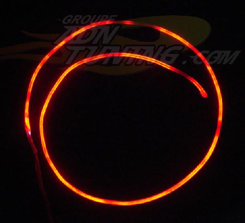 Neon Filaire - 2m - Rouge - Fibre optique - 12V - 666-CaL