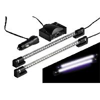 Neons Leds & lumieres Tube Neon 36 LEDs spinning - Avec sound control - Blanc - 16.5cm