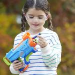 Pistolet A Boule - A Bille (puissance Inferieure A 0,07 Joule) - A Flechette En Mousse - Ventouse - Plastique Nerf Elite Junior - NERF - Explorer Easy-Play - 8 fléchettes incluses - Pour enfants a partir de 6 ans