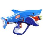 Recharge De Pistolet A Boule - Bille (puissance Inferieur A 0,07 Joule Uniquement) - Flechette En Mousse - Ventouse - Plastique Nerf Junior Wild blaster Sharkfire. facile a utiliser. 8 fléchettes Nerf Elite. a partir de 6 ans