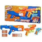 Nerf N Series Gear Up Pack. 3 Blasters. 18 flechettes Nerf N1 compatibles Uniquement avec Les Blasters Nerf N Series