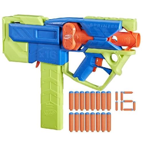 Pistolet A Boule - A Bille (puissance Inferieure A 0,07 Joule) - A Flechette En Mousse - Ventouse - Plastique Nerf N Series Gear Up Pack. 3 Blasters. 18 fléchettes Nerf N1 compatibles Uniquement avec Les Blasters Nerf N Series