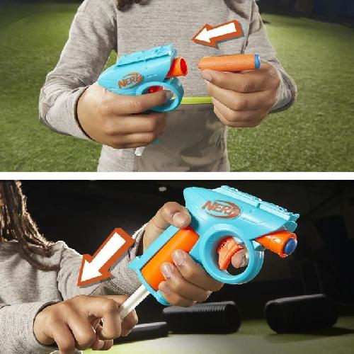 Pistolet A Boule - A Bille (puissance Inferieure A 0,07 Joule) - A Flechette En Mousse - Ventouse - Plastique Nerf N Series Gear Up Pack. 3 Blasters. 18 fléchettes Nerf N1 compatibles Uniquement avec Les Blasters Nerf N Series