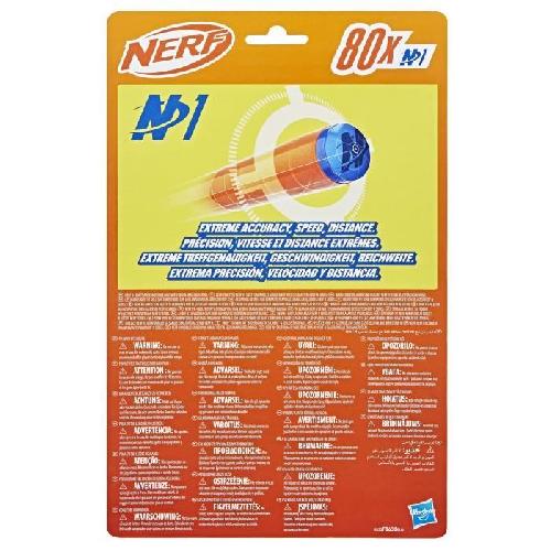 Pistolet A Boule - A Bille (puissance Inferieure A 0,07 Joule) - A Flechette En Mousse - Ventouse - Plastique Nerf N-Series Pack de 80 fléchettes. Pour blaster NSeries