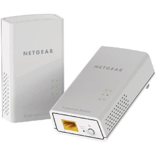 Courant Porteur - Cpl NETGEAR Pack de 2 CPL 1000 Mbit-s. 1 port Gigabit- Modele PL1000-100PES