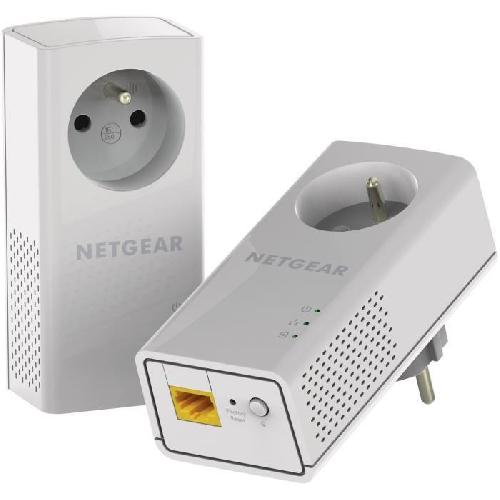 Courant Porteur - Cpl NETGEAR PLP1000 Pack de 2 prises CPL 1000 Mbps avec Prise filtrée et Port Gigabit