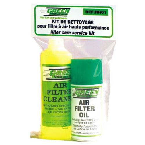 Filtre A Air NH01 - Kit de Nettoyage Filtres Maxi - Nettoyant 500mL Huile 300mL