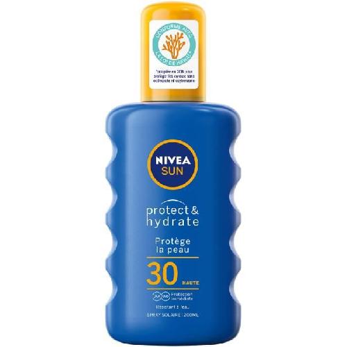 Protection Solaire Corps Et Visage Nivea Sun Spray ProtectetHydrate Fps30 200ml