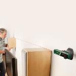 Longueur (telemetre - Laser Mesureur) Niveau laser a bulle EasyLevel de Bosch avec support mural -ligne laser pour un alignement flexible sur les murs et point laser