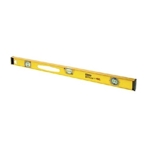 Angle Et Niveau (niveau - Cordon - Fil A Plomb - Jalon - Mire - Poudre De Tracage) Niveau profilé I-Beam 180 en aluminium STANLEY - 1-42-920 - 60 cm - Précision +/-1.5mm/m