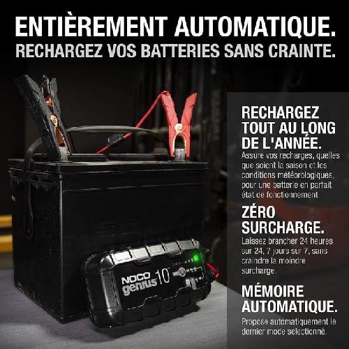 Booster De Batterie - Station De Demarrage Noco - Genius Chargeur de Batterie G10EU 10A