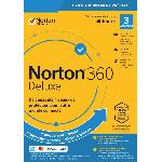 Antivirus NORTON 360 Deluxe 25 Go FR 1 Utilisateur 3 Appareils - 12 Mo STD RET ENR MM