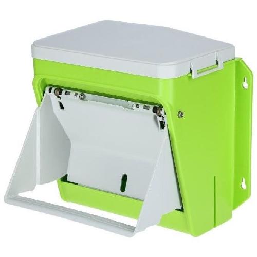 Distributeur D'aliment Nourrisseur automatique - KERBL - SmartCoop - 7.5 kg - Volet de protection - Vert