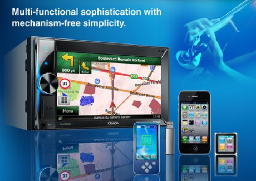 NX302E - Station Multimedia 2DIN - USB/iPod/iPhone/Bluetooth - Navigation