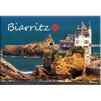 Objet De Decoration - Bibelot Aimant Biarritz x10