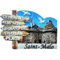 Objet De Decoration - Bibelot Aimant Saint-Malo x10
