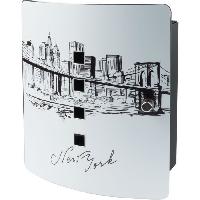 Objet De Decoration - Bibelot BURG-WÄCHTER Armoire a clés 6204/10 Ni Skyline NY