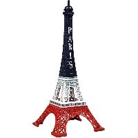 Objet De Decoration - Bibelot Tour Eiffel Paris 3 Couleurs 13cm x4