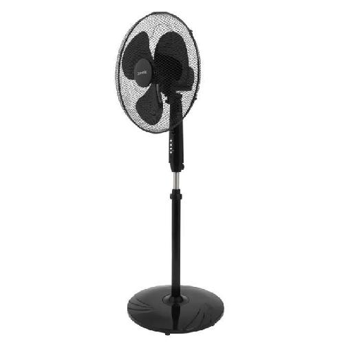 Ventilateur OCEANIC Ventilateur de pied - 45 W - Ø 44 cm - 3 vitesses - Oscillant - Inclinable - Noir