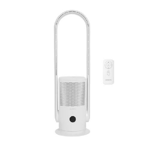 Ventilateur OCEANIC Ventilateur Purificateur d'Air avec filtre - Sans pale - Oscillation - 35W - H.80 cm - Minuterie 8h - Télécommande