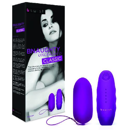 Oeuf vibrant Bnaughty Classic Unleashed Pourpre