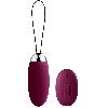Oeufs Vibrants Oeuf Rechargeable Telecommande Elva Violet - 8 cm