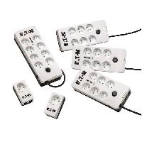 Onduleur Multiprise-Parafoudre - EATON Protection Box 6 USB FR - PB6UF - 6 prises francaises + 2 ports USB - Blanc et Noir