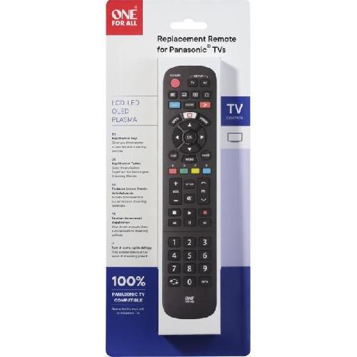 Telecommande Tv - Video - Son ONE FOR ALL URC4914 - Télécommande de remplacement pour TV Panasonic
