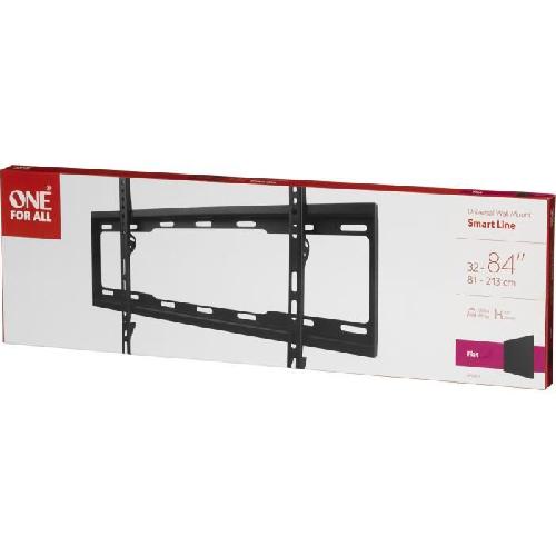 Fixation Tv - Support Tv - Support Mural Pour Tv ONE FOR ALL WM2611 Support TV mural fixe 32-90 (81 a 229cm) - Poids max : 100kg