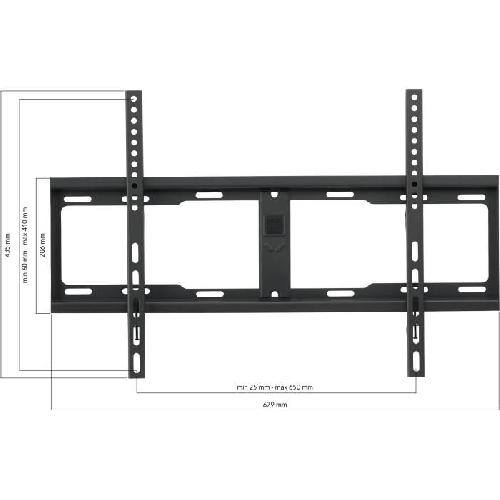 Fixation Tv - Support Tv - Support Mural Pour Tv ONE FOR ALL WM4611 Support mural pour écran de 81 a 229 cm (32 a 90) - Poids max : 100kg